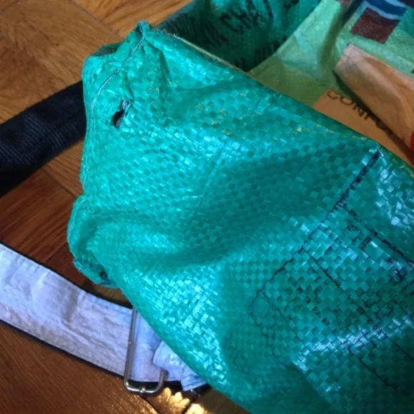 Angkor Recycled Backpack Handmade In Cambodia - Picture 6 of 6